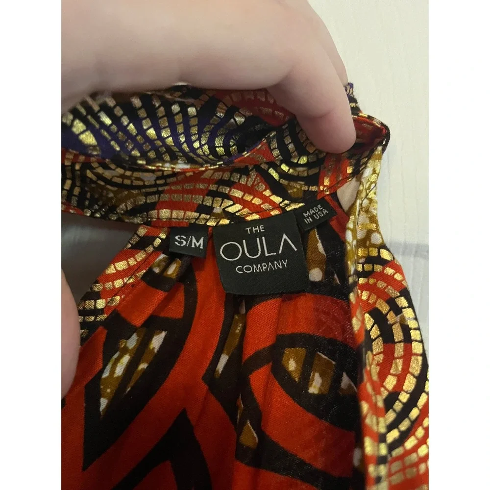 The OULA Company Ankara Midi Dress - Picture 2 of 5